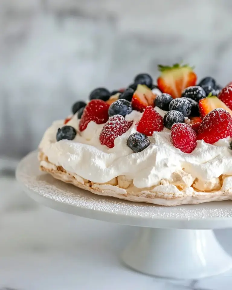 Homemade Simple and Easy Pavlova photo