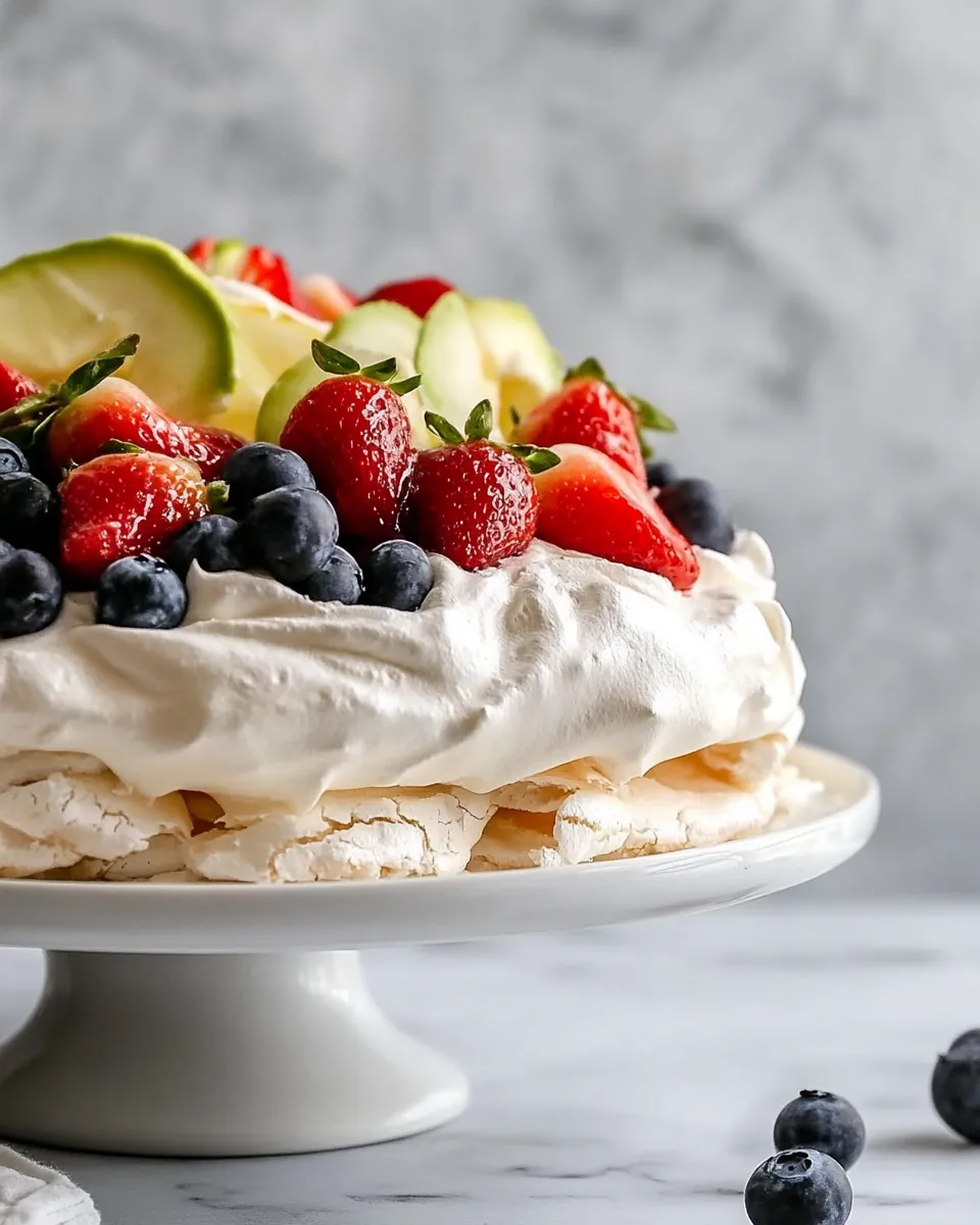 Classic Simple and Easy Pavlova image