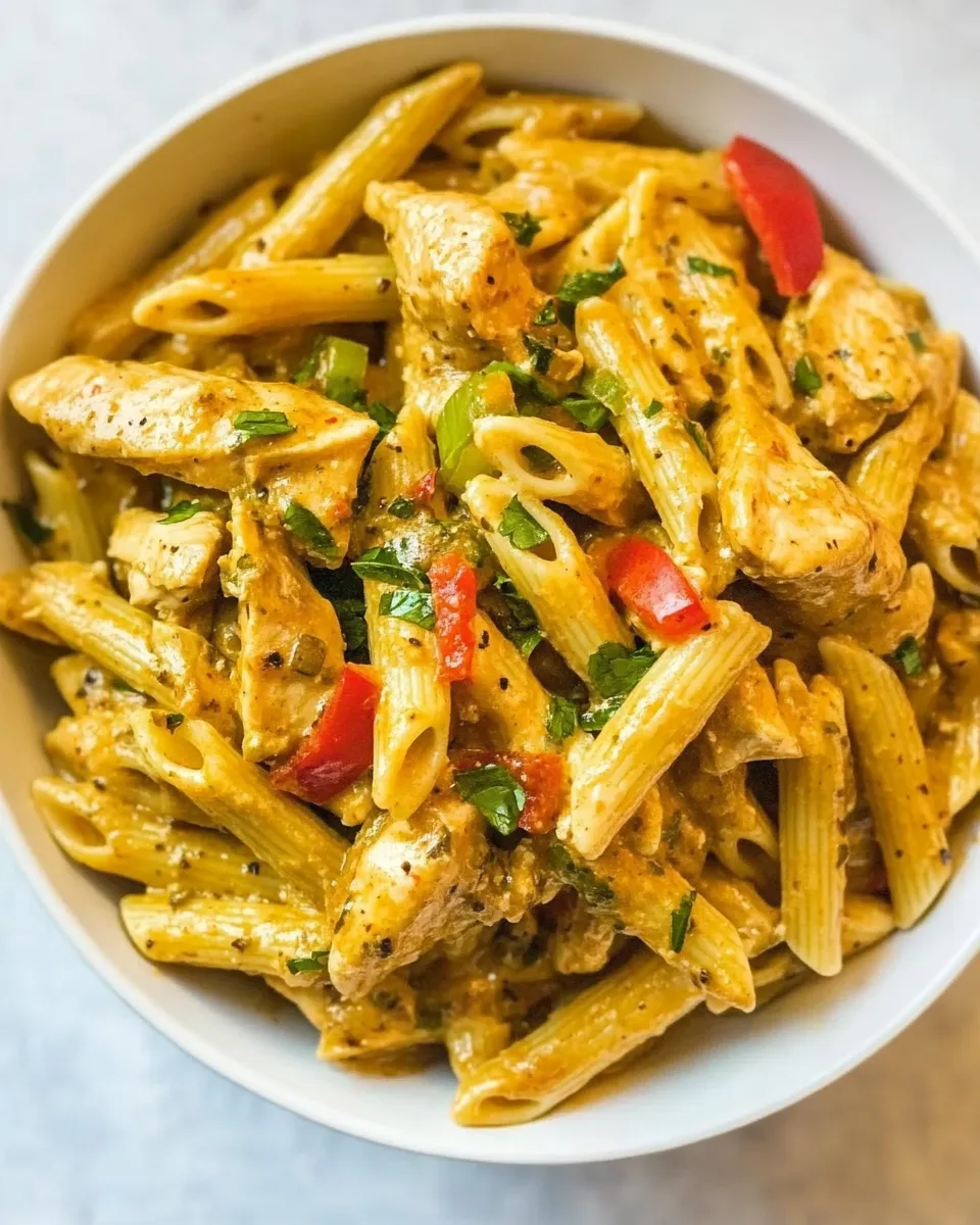 Easy Skinny Cajun Chicken Pasta recipe photo