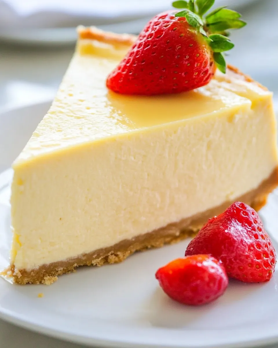 Easy Slow Cooker Cheesecake recipe image