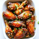Homemade Slow Cooker Honey Garlic Sriracha Wings photo