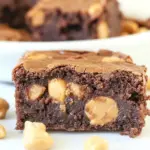 Homemade Slow Cooker Peanut Butter Brownies photo