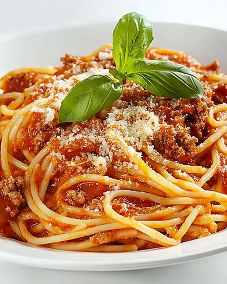 Easy Slow Cooker Skinny Spaghetti recipe photo