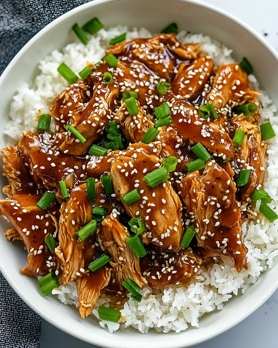Homemade Slow Cooker Teriyaki Chicken photo