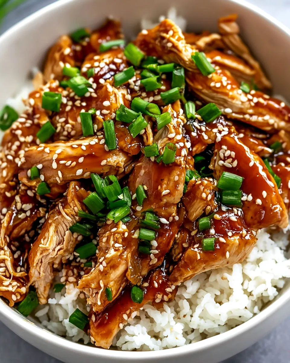 Easy Slow Cooker Teriyaki Chicken recipe photo