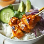 Homemade Slow Cooker Thai Chicken Satay photo