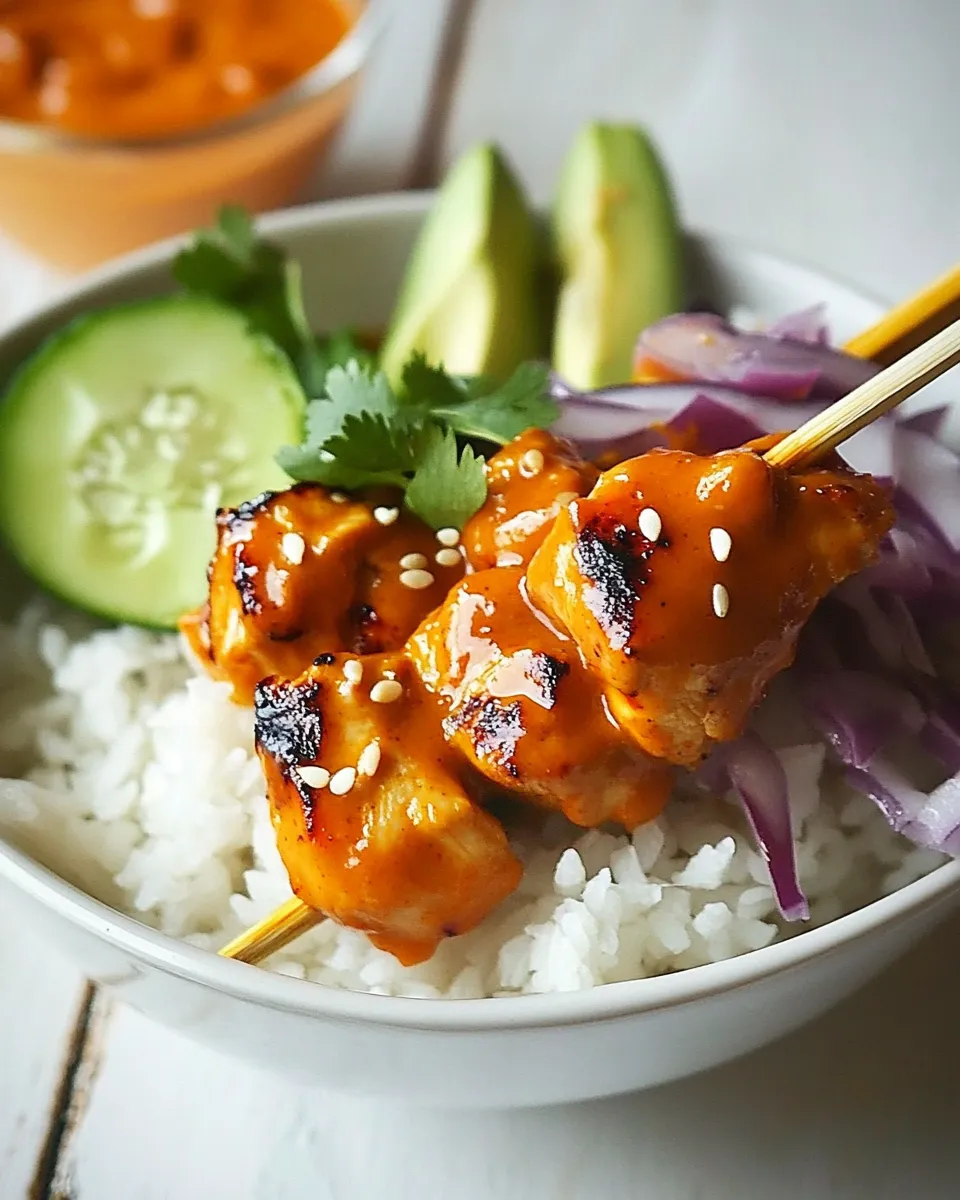 Homemade Slow Cooker Thai Chicken Satay photo