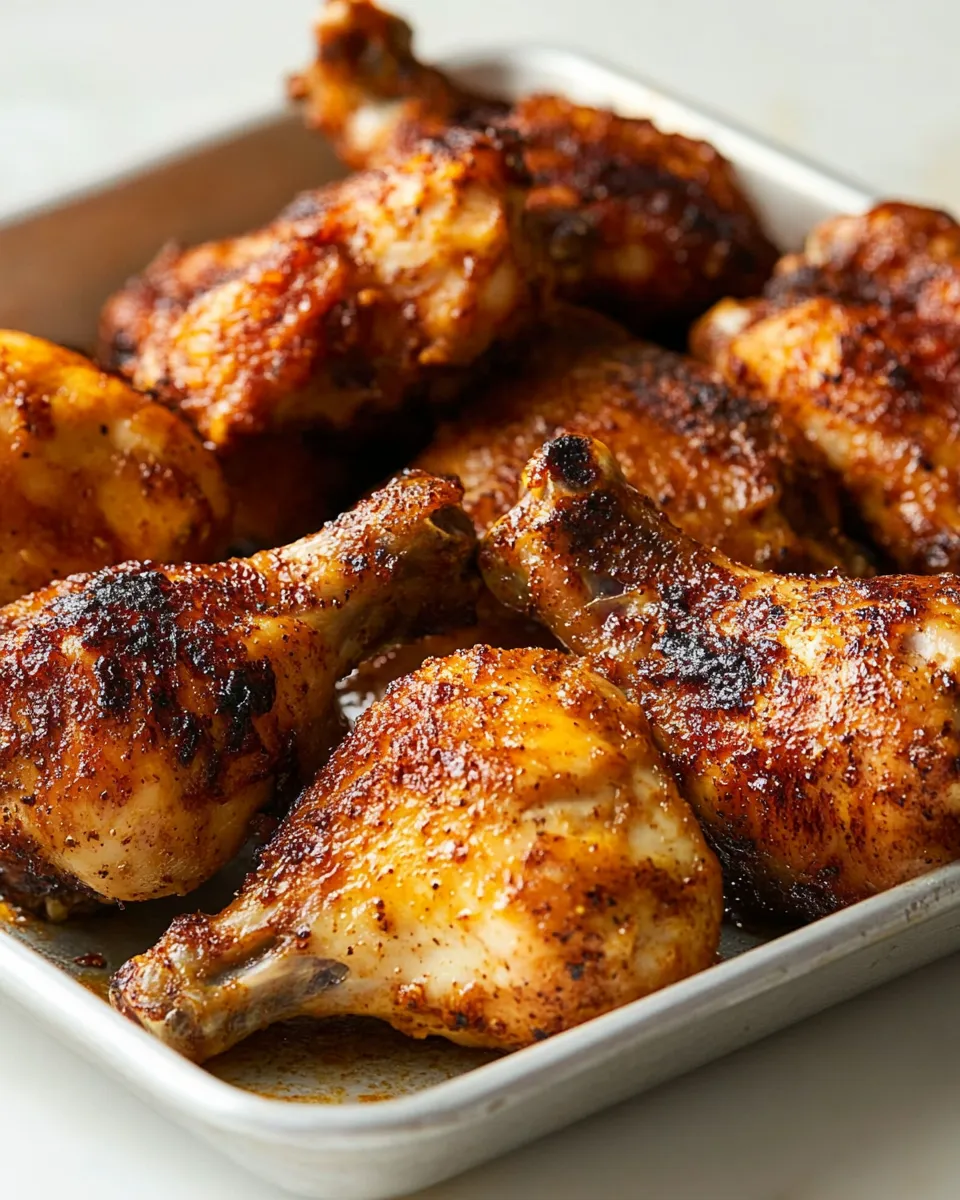 Homemade Smoked Chicken Pieces photo