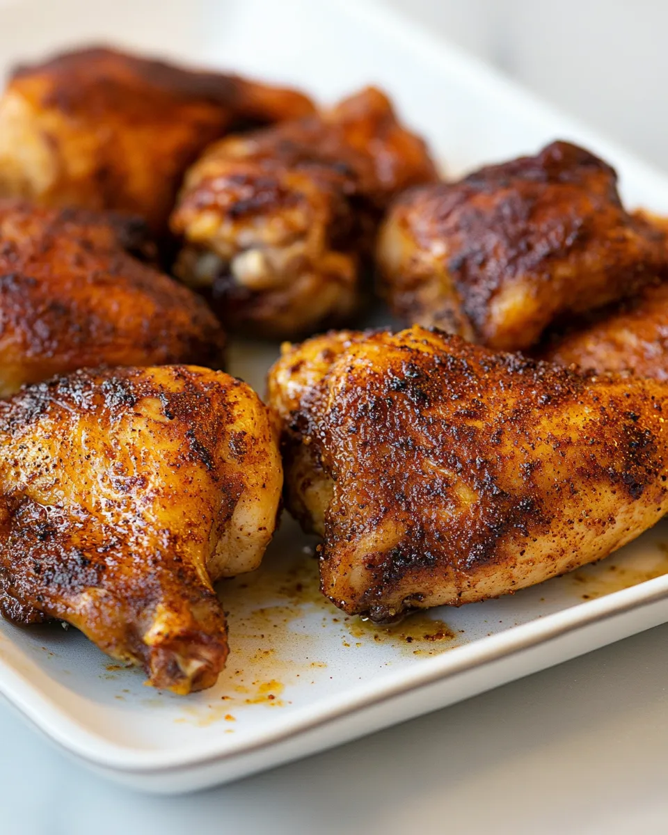 Delicious Smoked Chicken Pieces dish photo