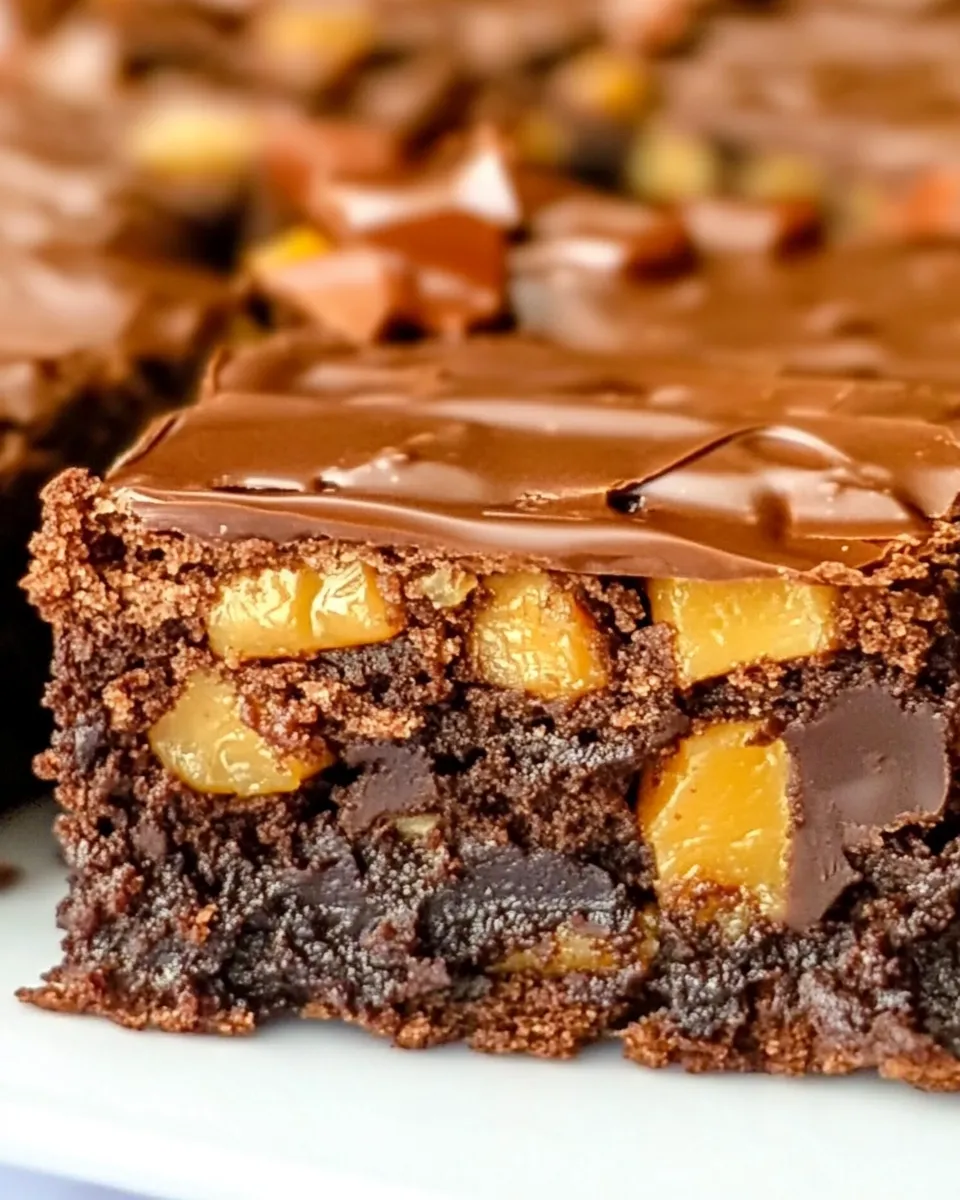 homemade Snickers Brownies (ChocoSmash Bar Copycat) photo