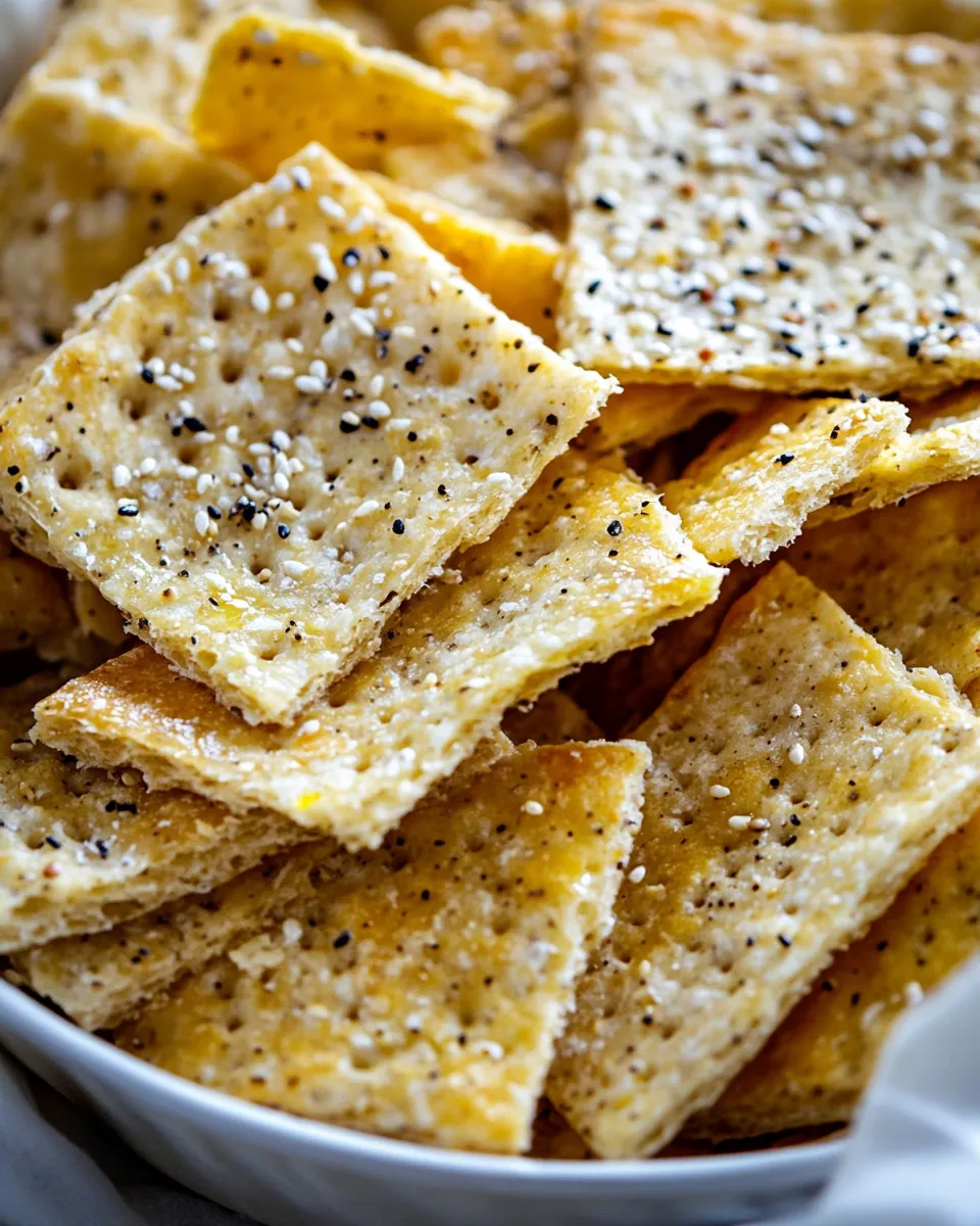 Easy Sourdough Discard Crackers Recipe recipe photo