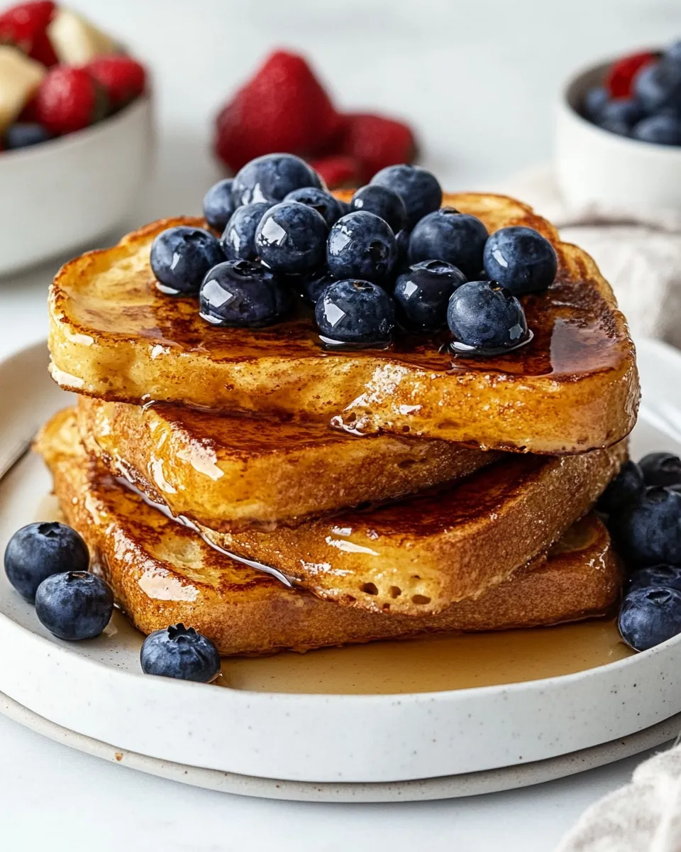 Delicious Sourdough French Toast plate image