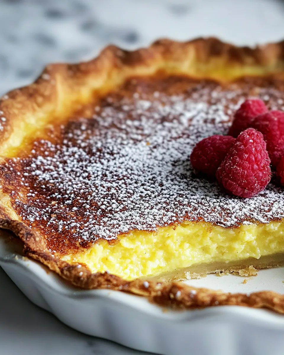 Homemade Southern Chess Pie photo