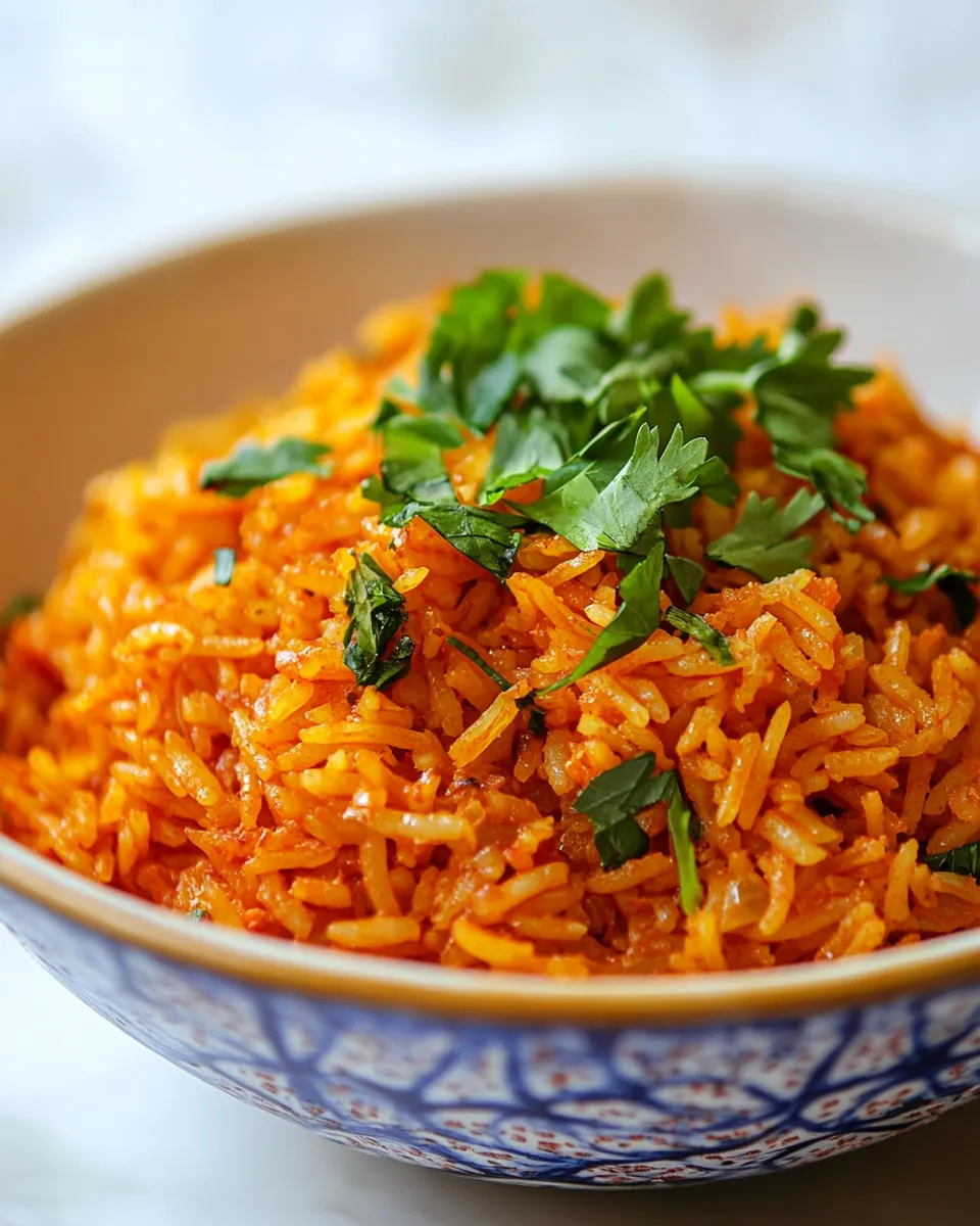 Delicious Spanish Rice Recipe plate image