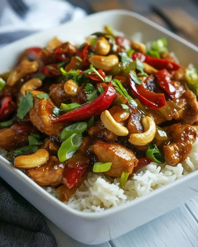 Homemade Spicy Cashew Chicken photo