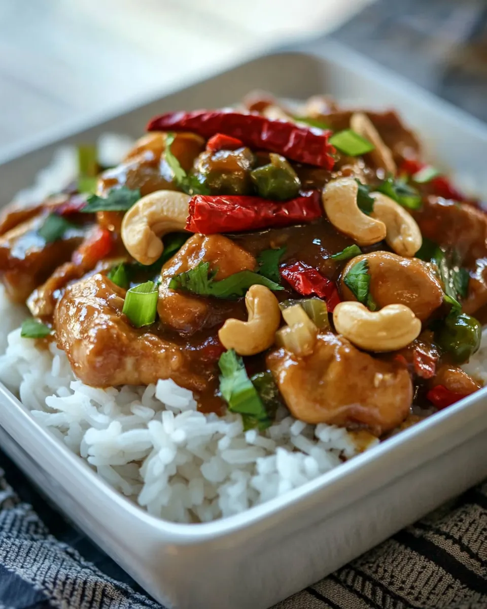 Classic Spicy Cashew Chicken image