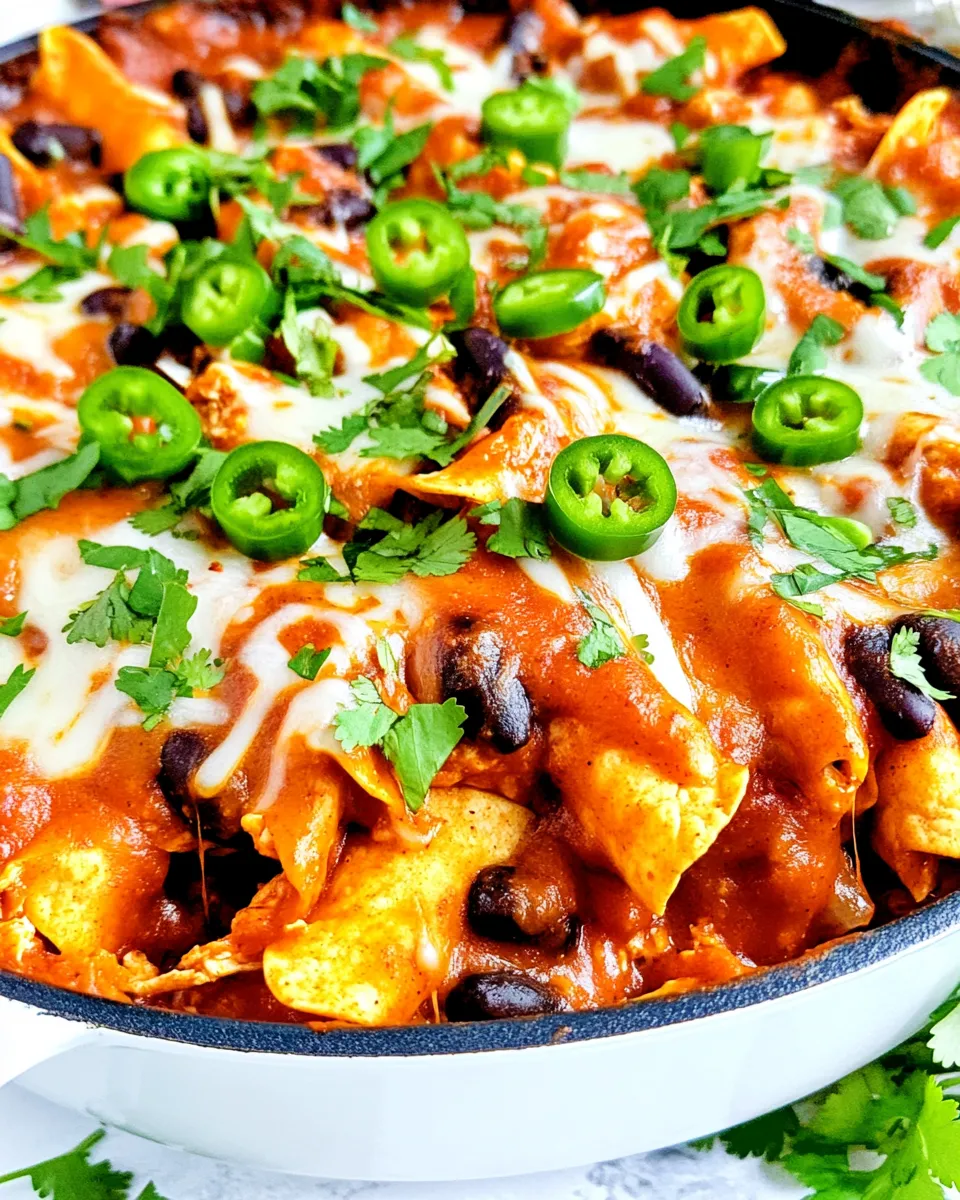 Homemade Spicy Chicken Enchilada Skillet photo