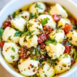 Homemade Spicy Marinated Mozzarella photo