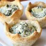 Homemade Spinach Artichoke Dip Cups photo