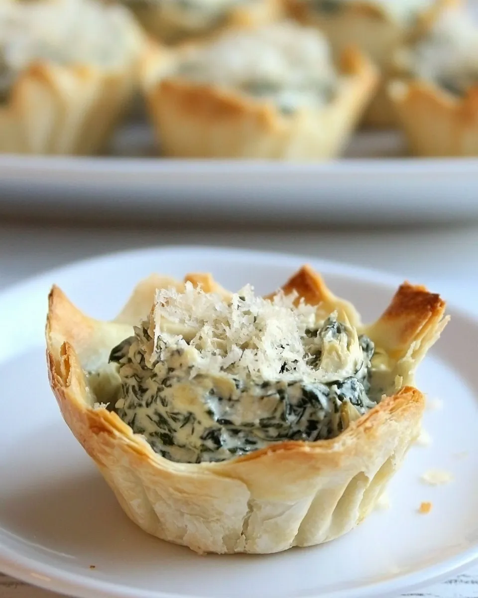 Classic Spinach Artichoke Dip Cups image