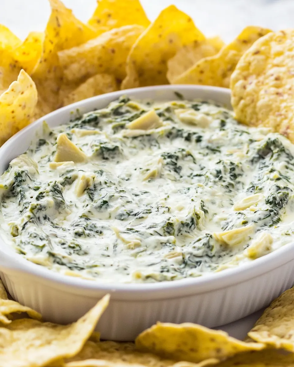 Delicious Spinach Artichoke Dip Recipe dish photo
