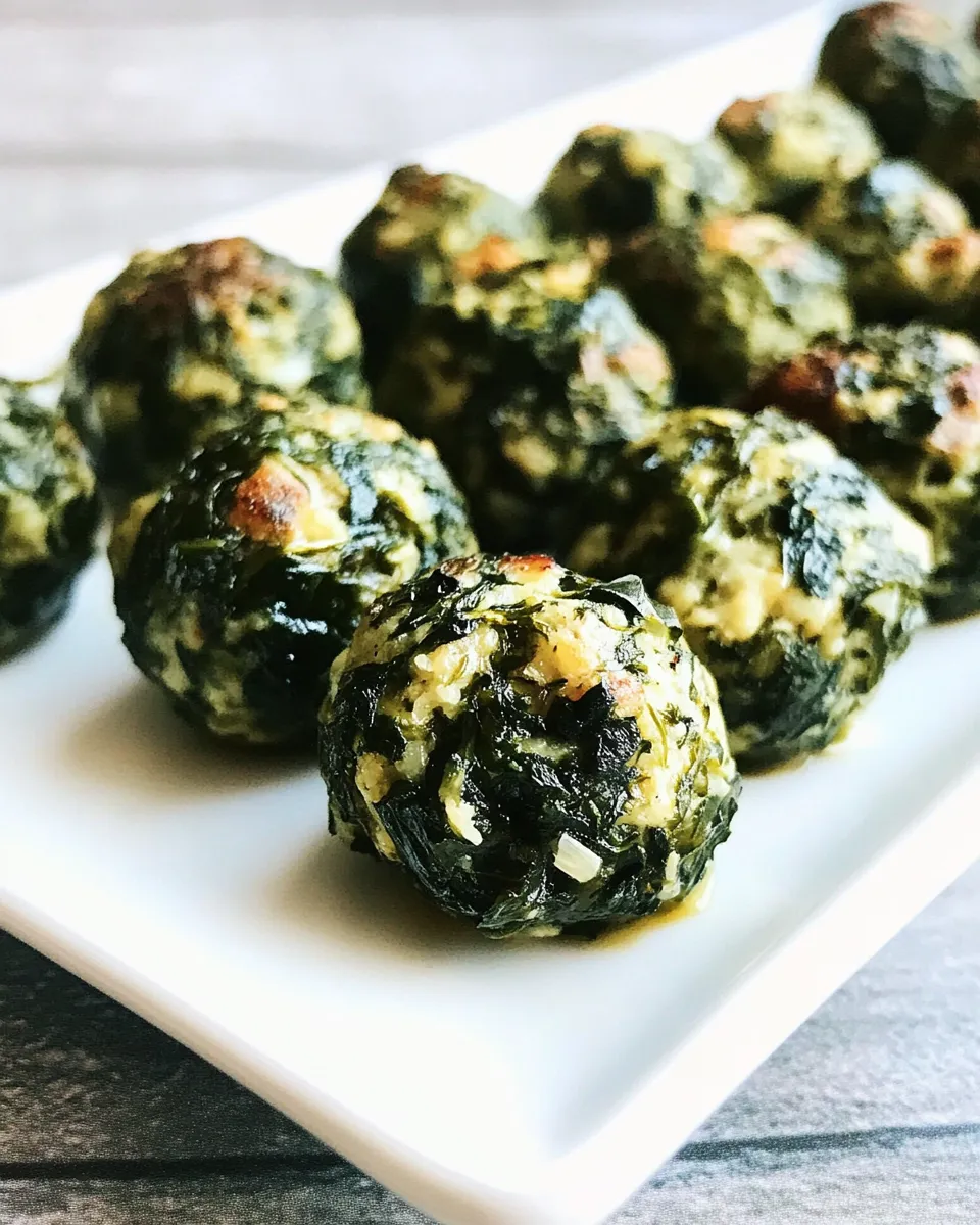 Homemade Spinach Balls photo