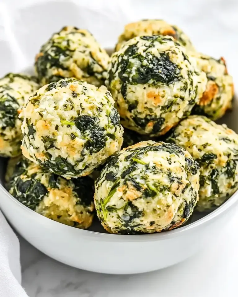 Homemade Spinach Balls - Keto Appetizer photo