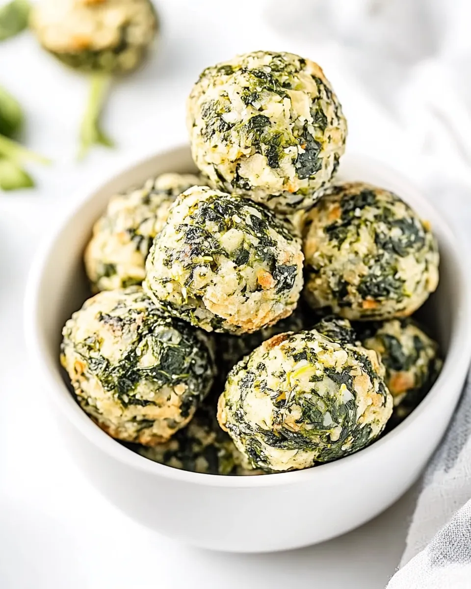 Classic Spinach Balls - Keto Appetizer image
