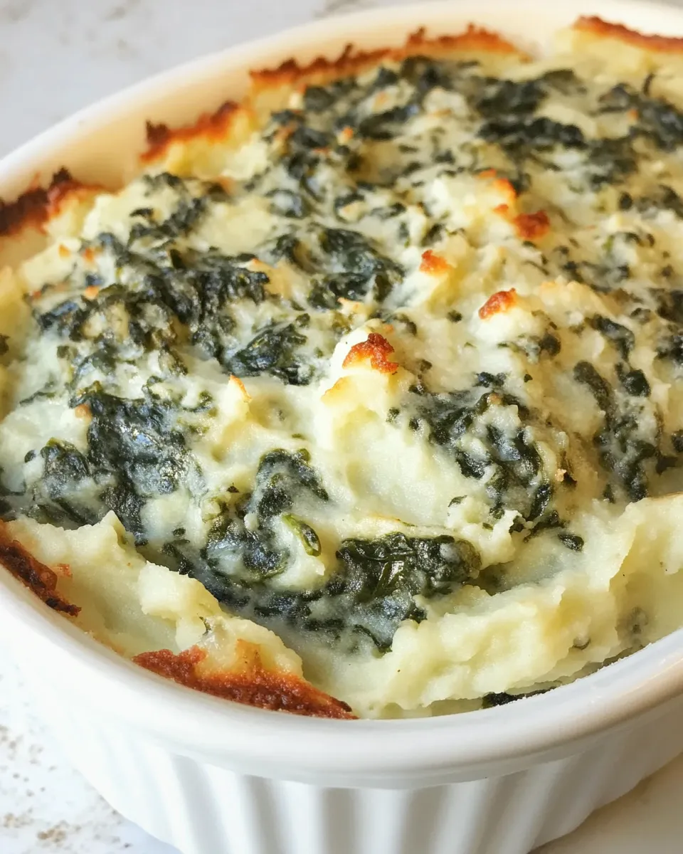 Classic Spinach Mashed Potatoes image