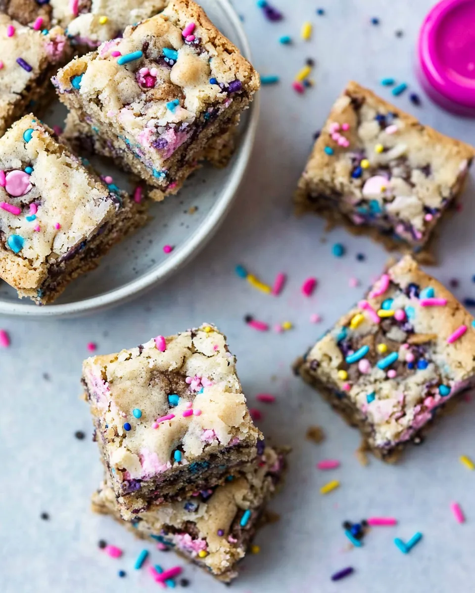 Classic Sprinkle Party Blondies image