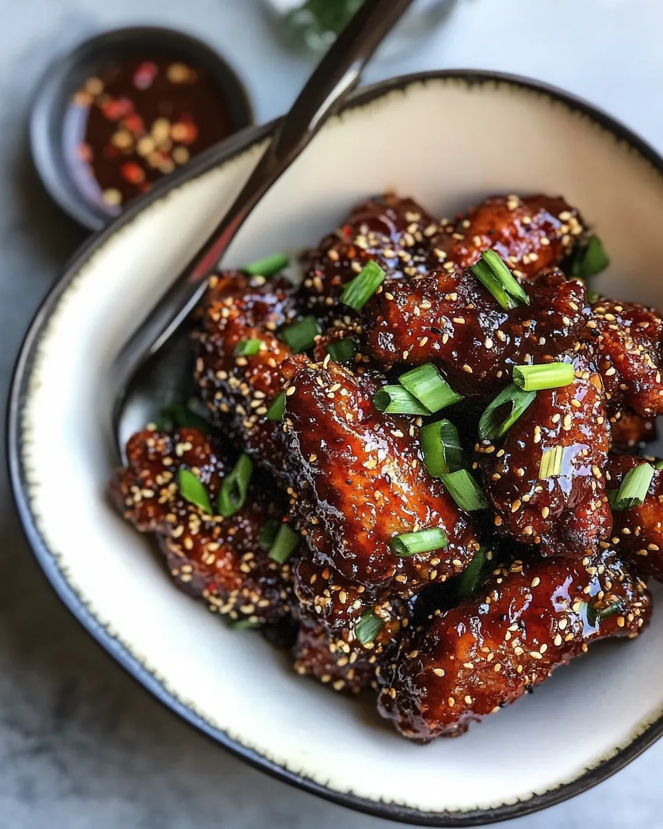 homemade Sticky Asian BBQ Boneless Oven Baked Wings. photo