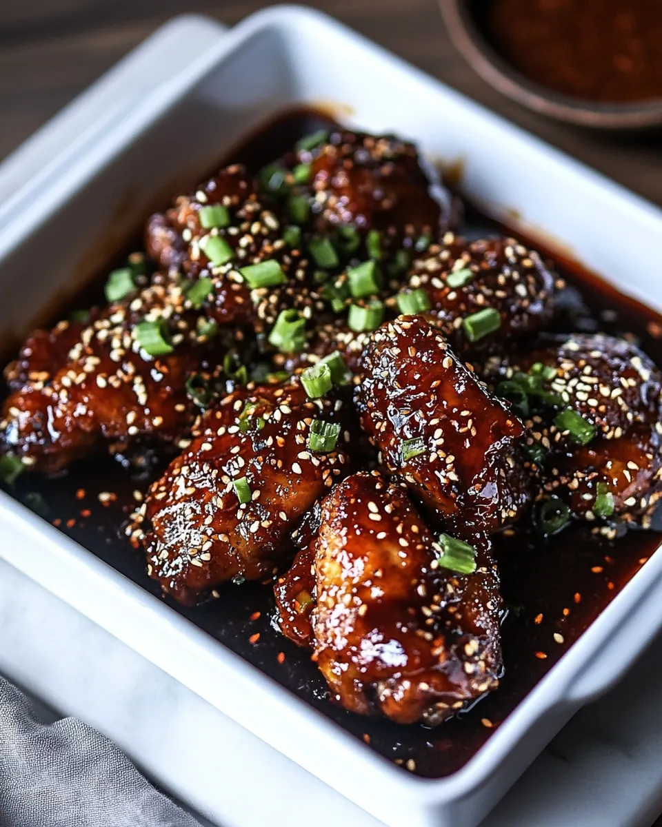 easy Sticky Asian BBQ Boneless Oven Baked Wings. picture