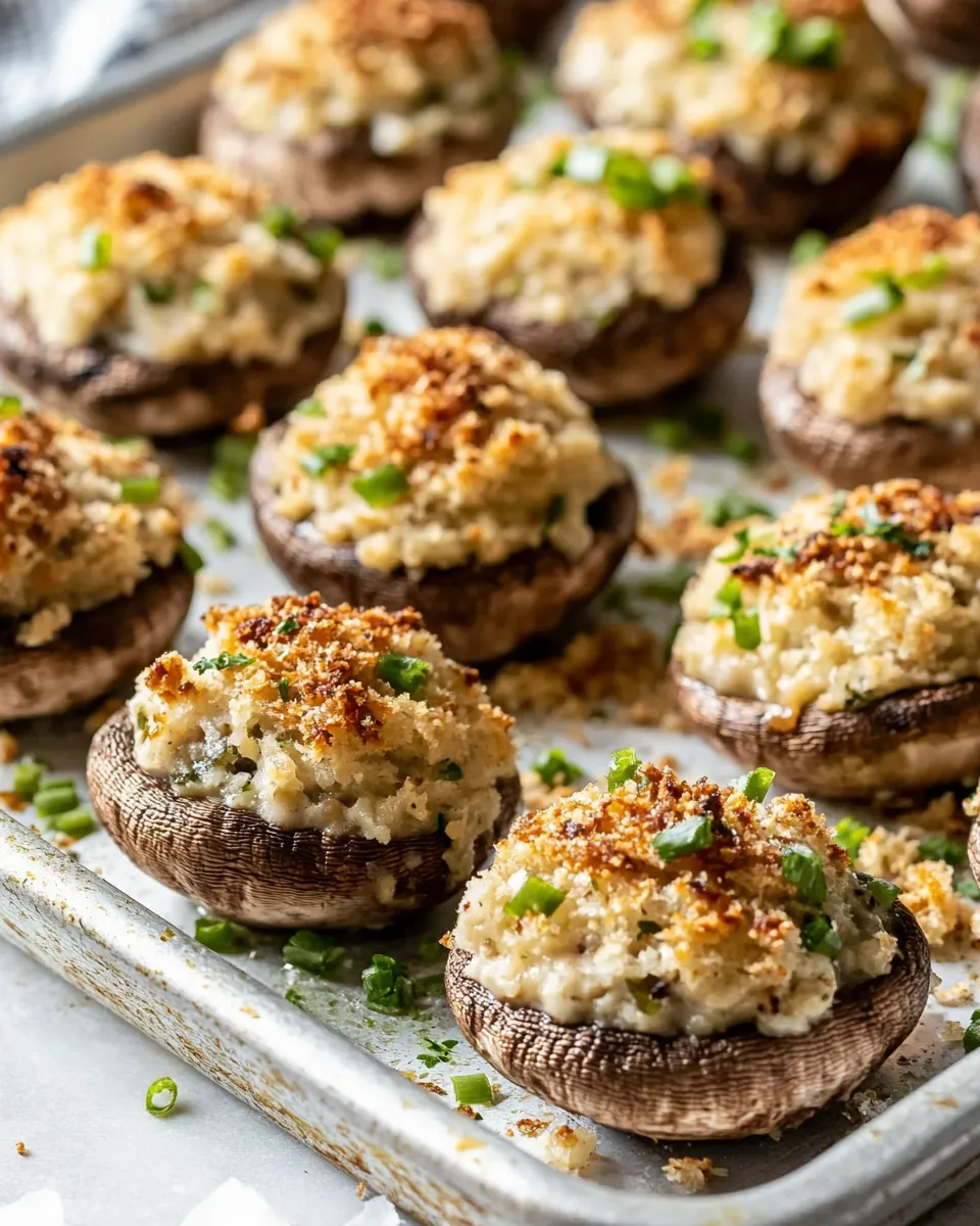 Classic Stuffed Mushroom Recipe image