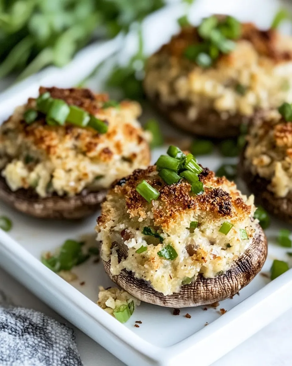 Easy Stuffed Mushroom Recipe picture
