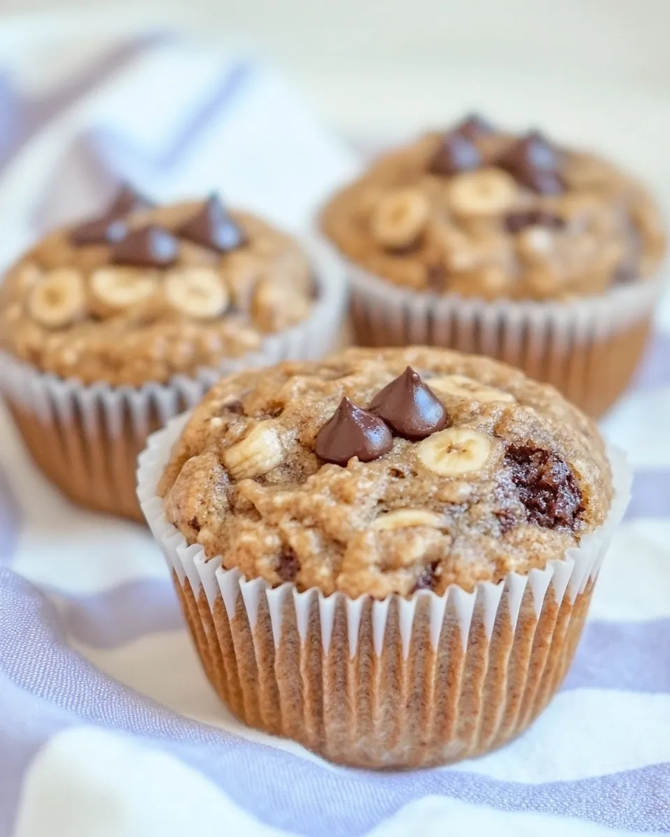 Easy Sugar Free Banana Muffins image