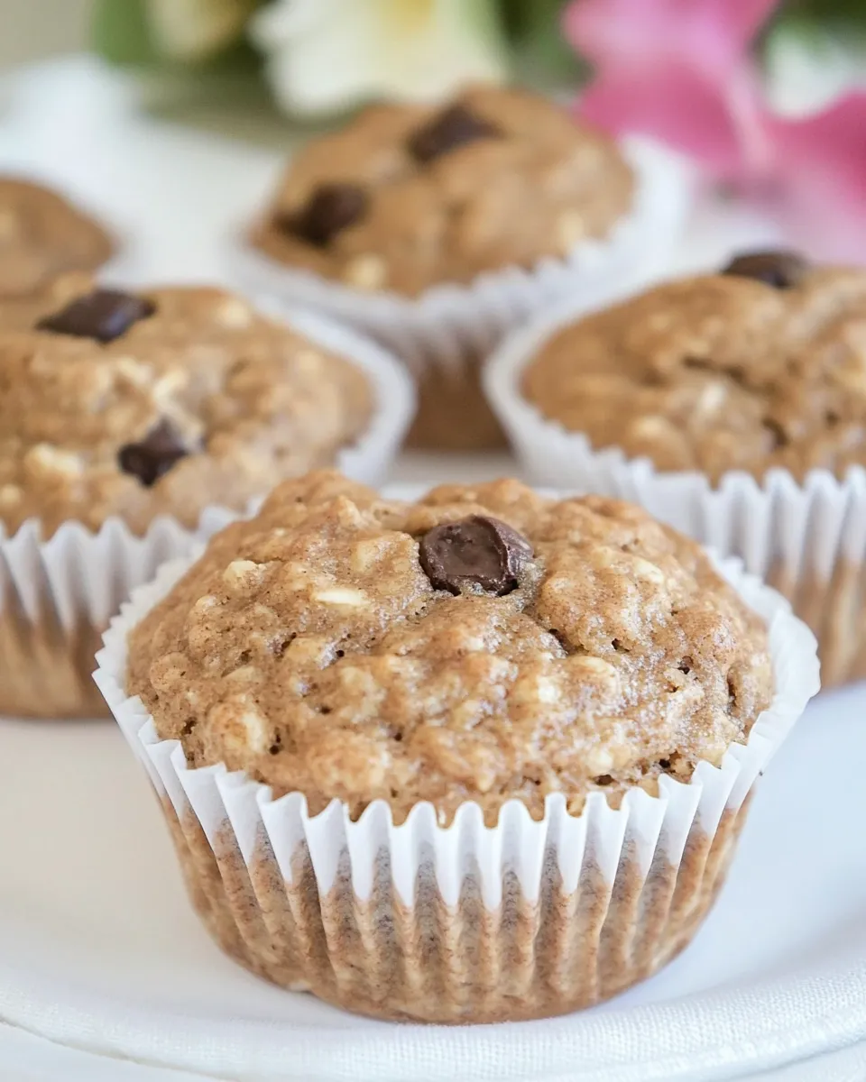 Delicious Sugar Free Banana Muffins plate image