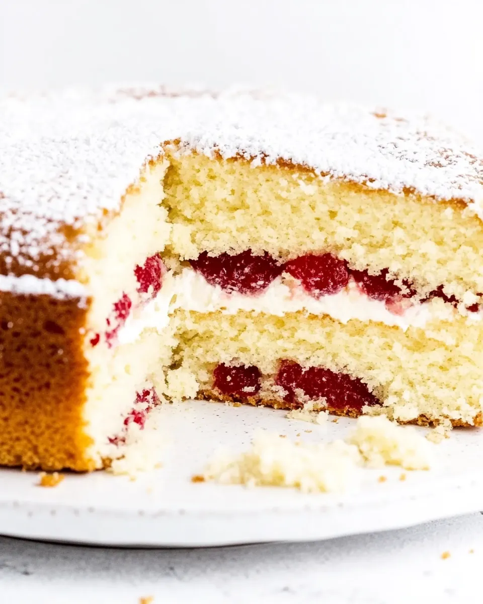 Delicious Sugar Free Keto Victoria Sponge Cake dish photo
