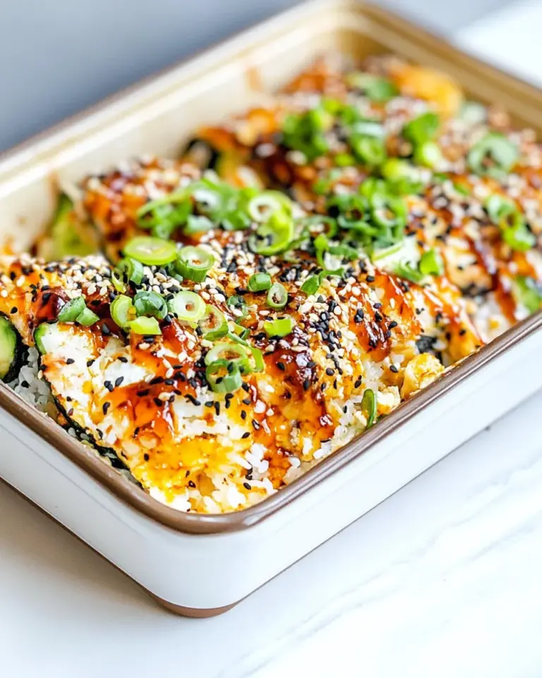 Homemade Sushi Bake Recipe photo