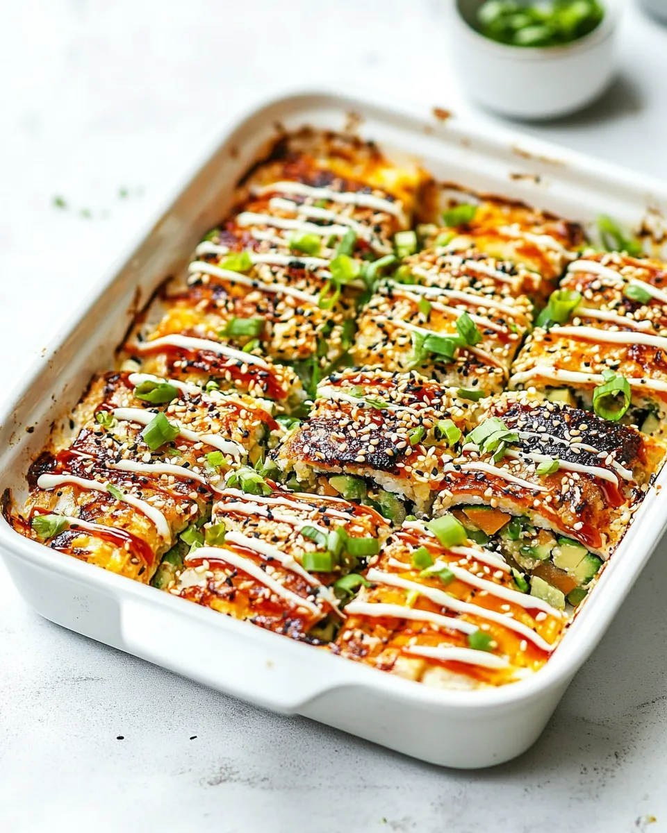 Classic Sushi Bake Recipe image