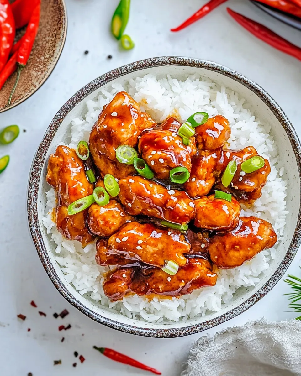 Homemade Sweet Chili Chicken photo