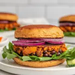Homemade Sweet Potato Black Bean Burgers photo