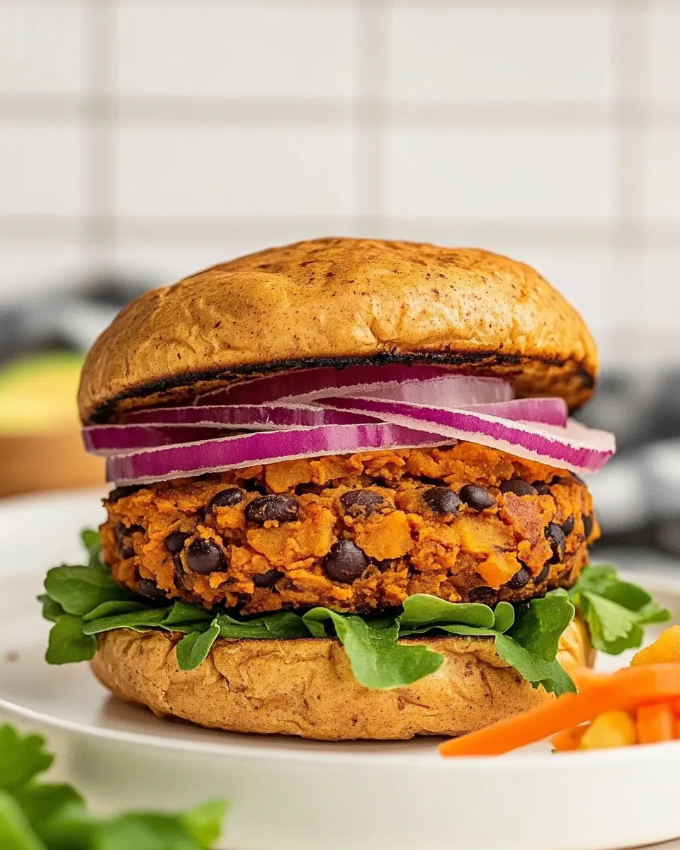Classic Sweet Potato Black Bean Burgers image