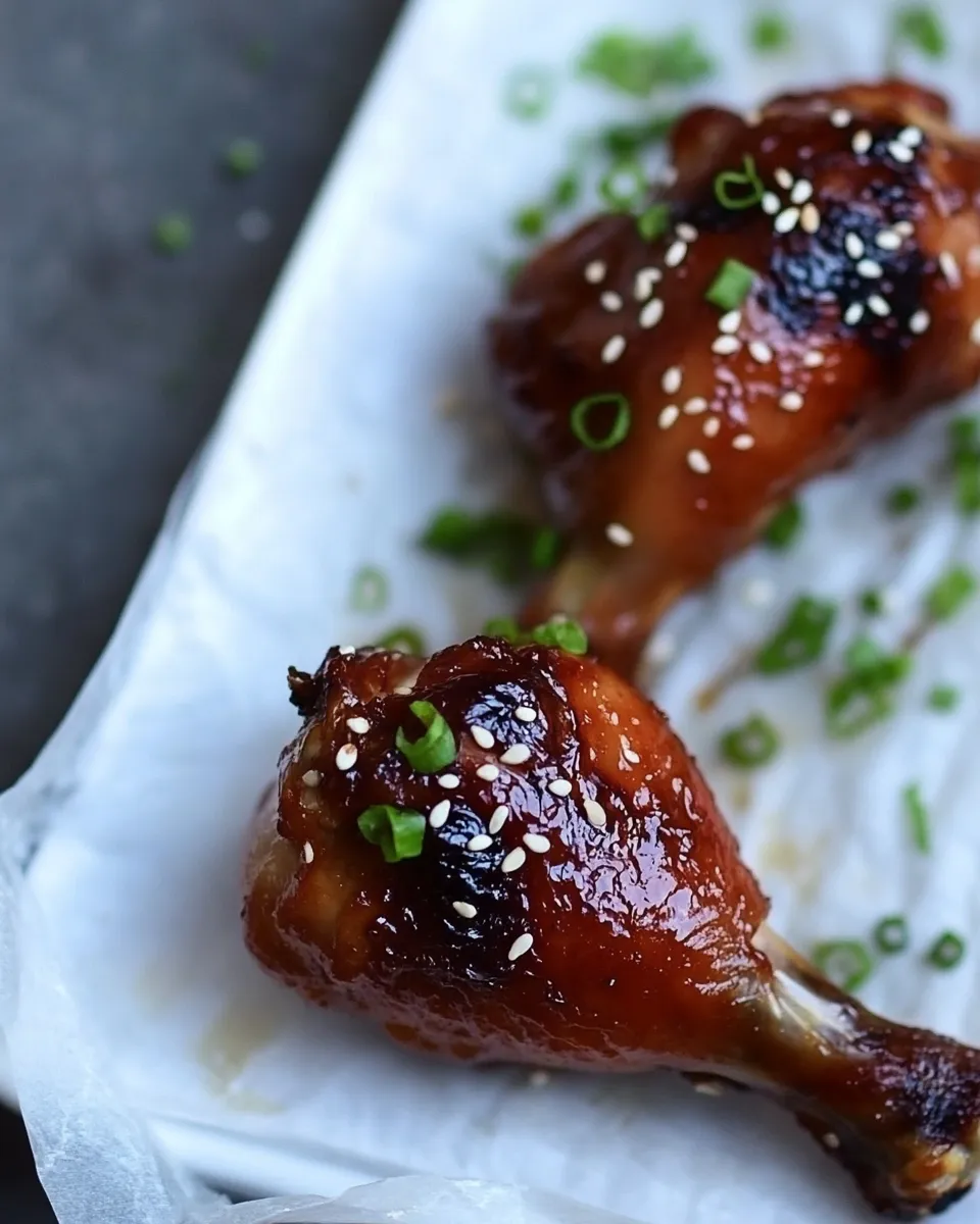 Easy Sweet and Spicy Chicken Drumsticks recipe photo