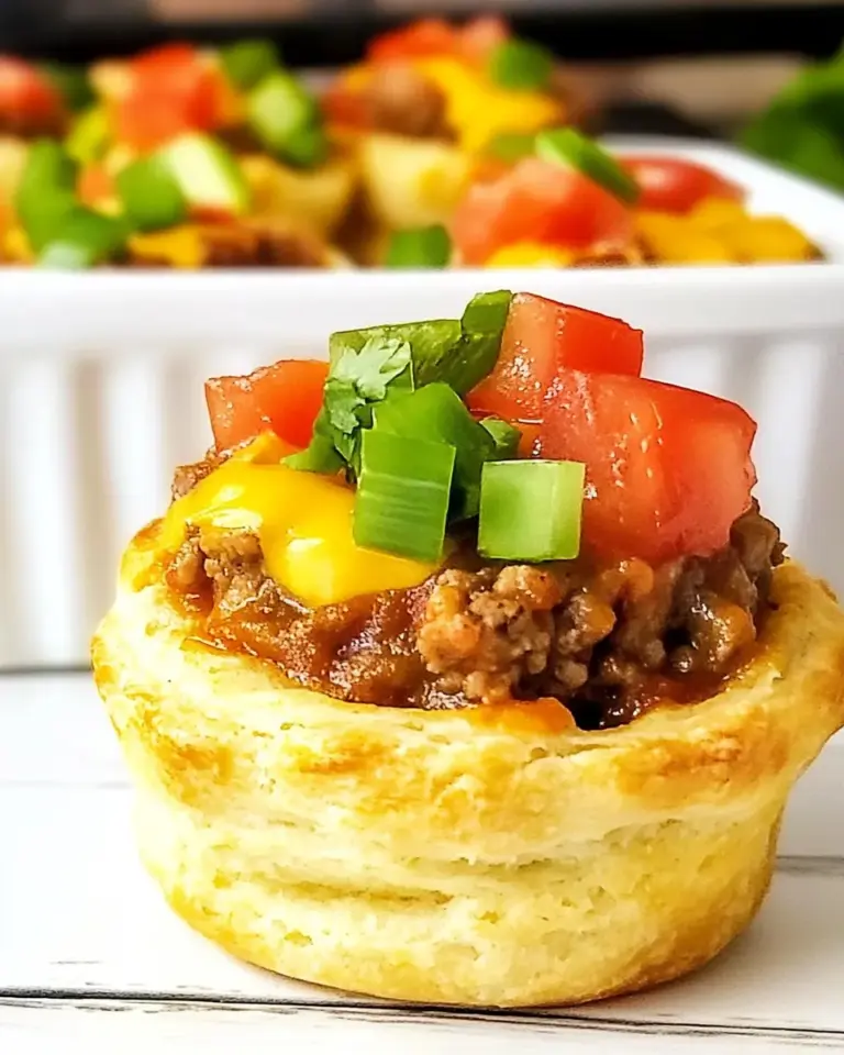 Homemade Taco Biscuit Cups photo