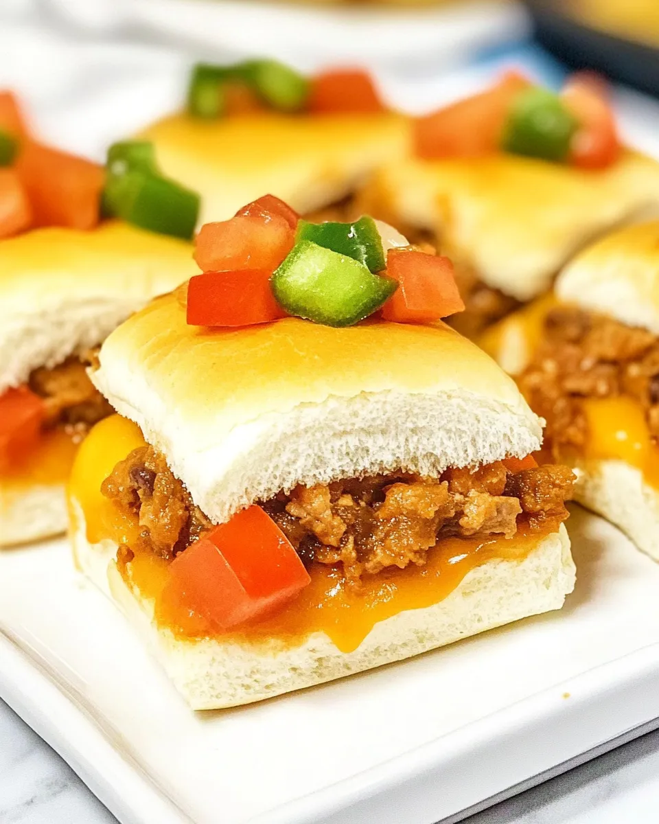 Easy Taco Sliders recipe image
