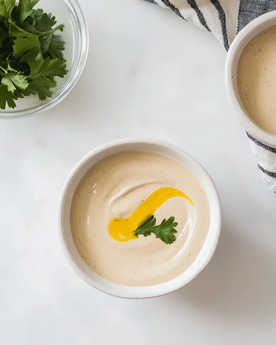 Delicious Tahini Sauce shot