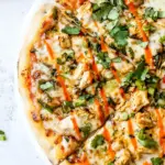 Homemade Thai Chicken Pizza photo