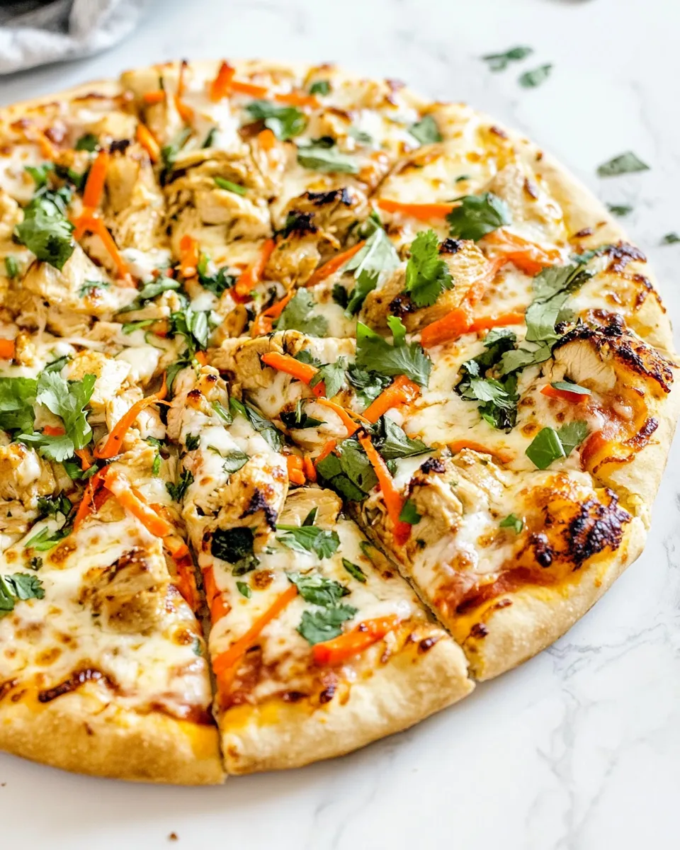 Classic Thai Chicken Pizza image