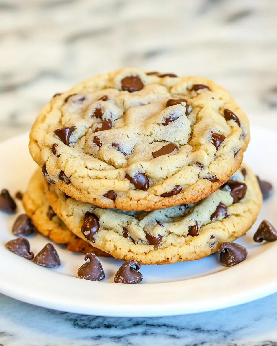 delicious The Best Chocolate Chip Cookies plate image