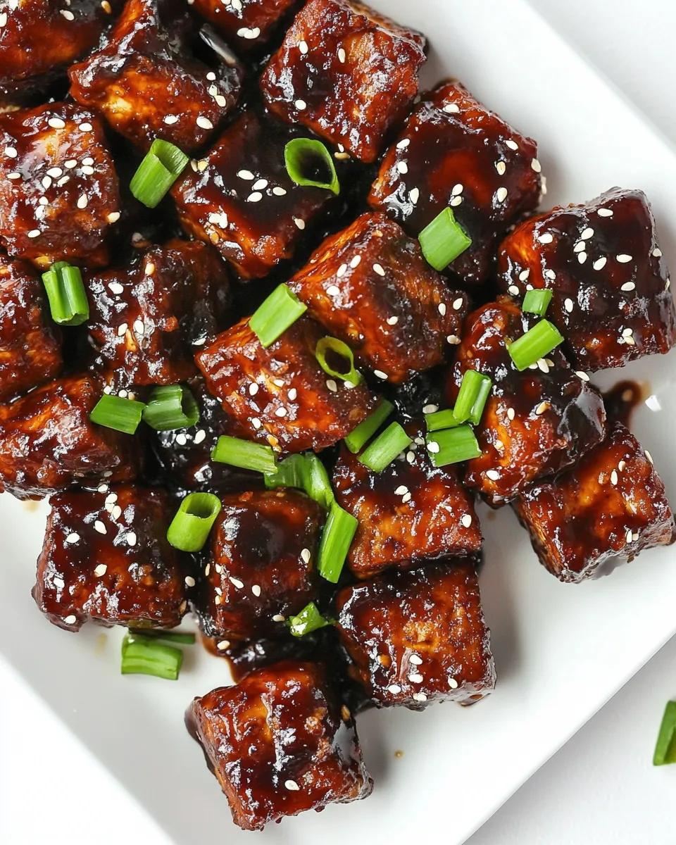 homemade The Best Marinated Tofu (Sticky, Crispy, Juicy) photo